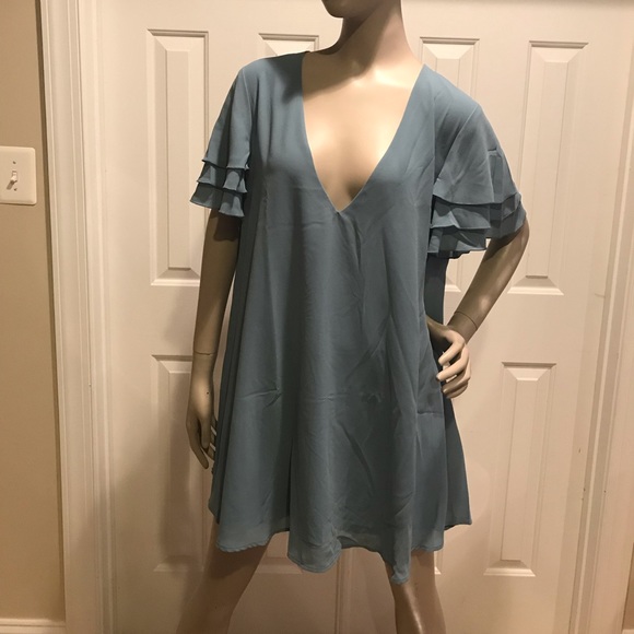 Show Me Your MuMu Dresses & Skirts - Show Me Your Mumu blue Disick dress size small